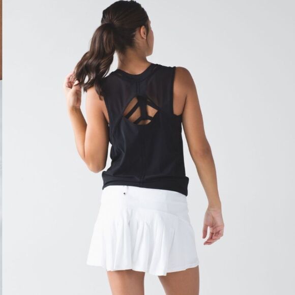 Lululemon Women’s 10 Circuit Breaker Skirt Skort White Athletic Tennis Golf - Picture 5 of 15